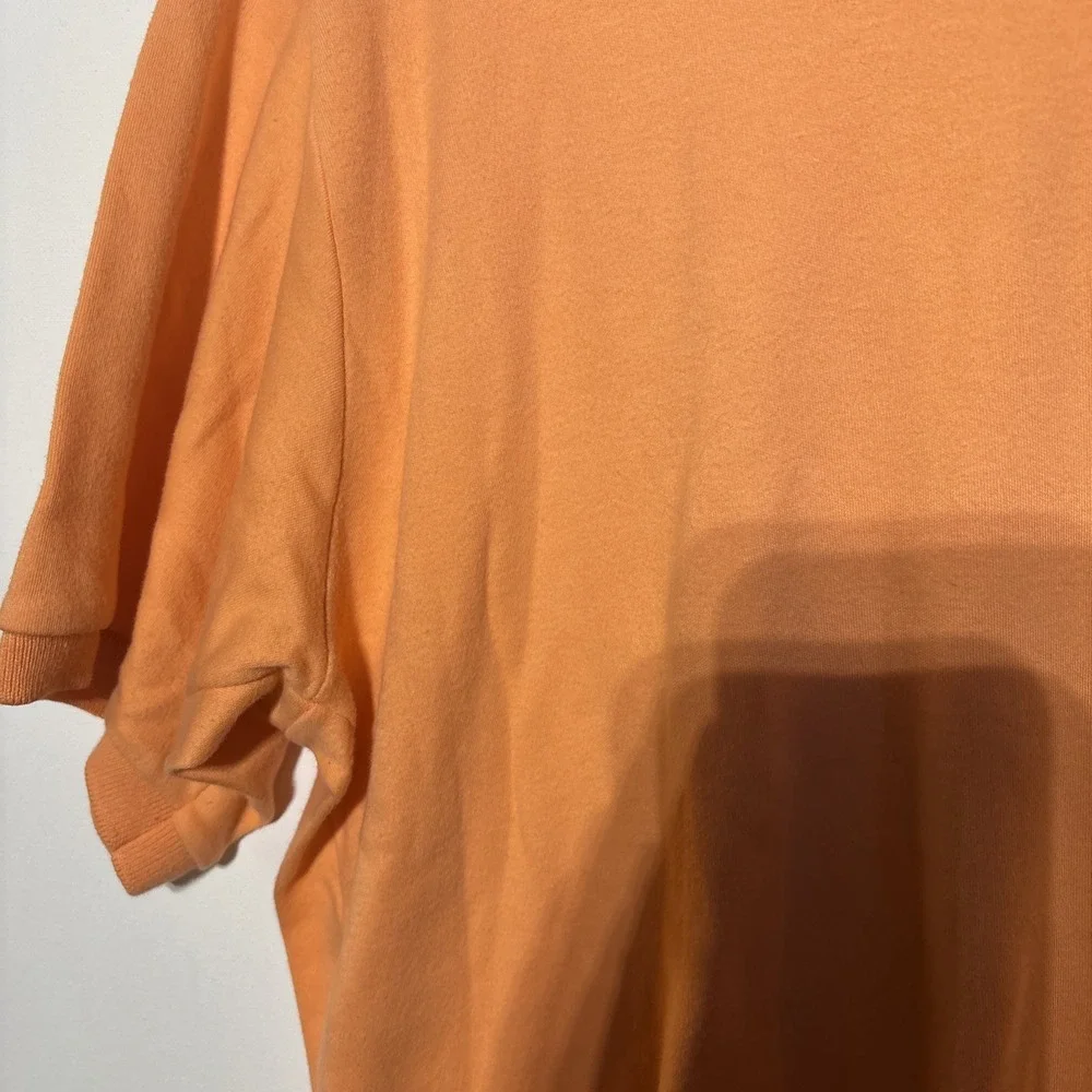 Polo Ralph Lauren‎ Men's Large Orange Polo Shirt USA 100% Cotton Blue Pony